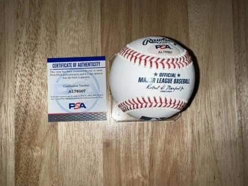Рон Desantis подписа Официален договор с губернатора на Флорида Мейджър лийг бейзбол PSA / DNA 2 - Бейзболни
