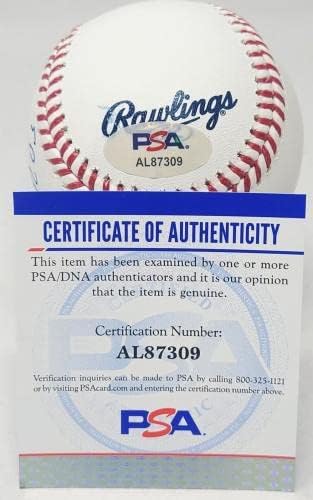 Джим МАТРАК МАК Макингвейл подписа договор с PSA по бейзбол Astros World Series 2022 / Бейзболни топки С ДНК-Автограф