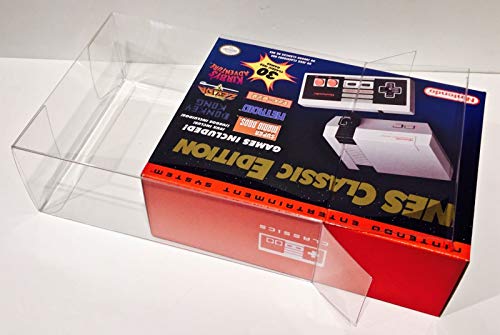 5 Бр. Прозрачна Пластмасова Кутия Протектор за SNES и NES, Nintendo Classic Edition Кутии за мини-игрови конзоли NES