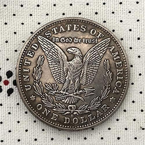 Реплика Възпоменателни Монети Монети На Съединените Щати Морган Скитник Монета 1921 Колекция Занаяти Декорация На Дома За Спомен Ръчно Изработени Подаръци