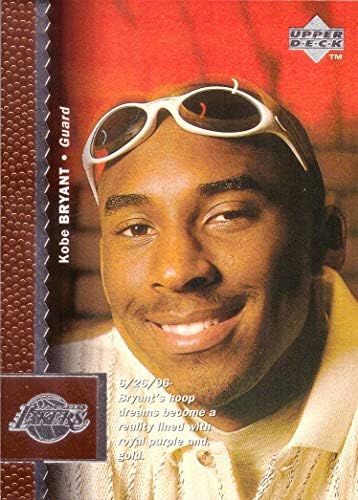 1996-97 Баскетбол на горната палуба на #58 Карта начинаещ Кобе Брайънт