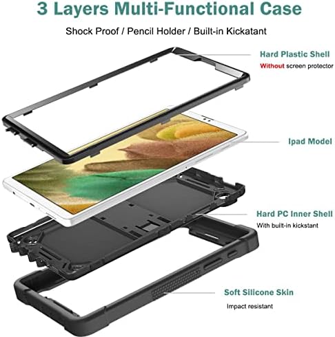 Калъф за таблет Съвместима с Samsung Galaxy Tab A7 Lite 8,4 инча 2021 Калъф SM-T220/T225 Защитен Калъф Здрава