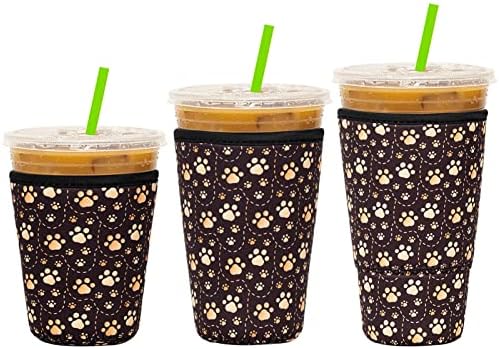 Kiatoras за многократна употреба кафе ръкав С лед Неопренови Чаши за студени напитки Изолационни кафе ръкави