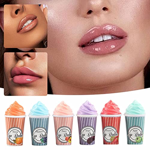 6 цвята Ледена Балсам за устни-Сладкото червило Хидратиращ корейска Козметика Устойчив Балсам за устни Зимен