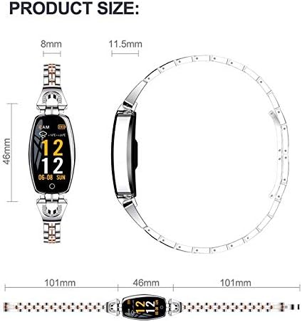 XXXDXDP Смарт часовници Дамски 2020 Водоустойчив Смарт часовници с Мониторинг на сърдечната честота Фитнес Гривна