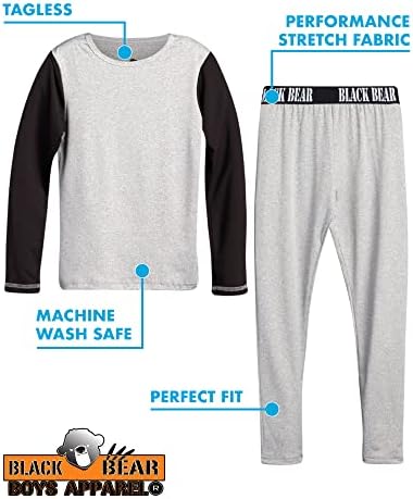Комплект термобелья за момчета Black Bear - Тениска с дълги ръкави и долни гащи Performance Base Layer от 2