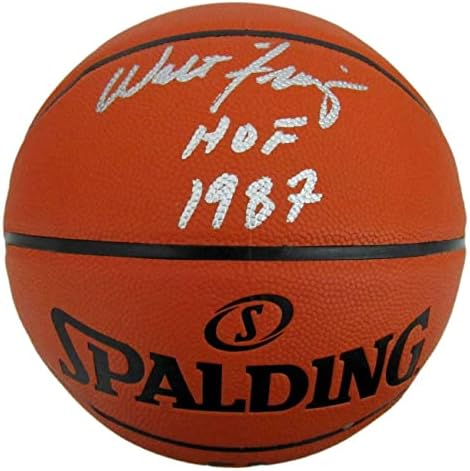 Уолт Фрейзър Копито Никс С автограф/Inscr Spalding Баскетбол JSA 159482 - Баскетболни топки с автографи