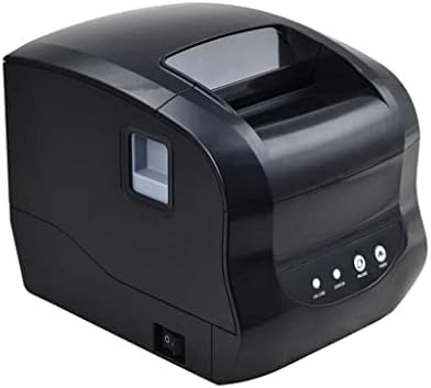 Принтер за етикети за приходите WDBBY Thermal за баркод, супермаркет (Цвят: черен размер: 21,2 * 14 см)