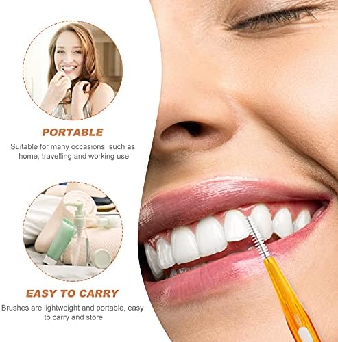 DOITOOL 60шт Межзубная Четка Конец за Зъби Избира Почистващи Инструмент За Почистване на Зъбите
