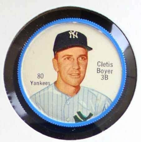 1962 Монети Salado 80 Клет Бойер Ню Йорк Янкис (Бейзболна картичка) Ню Йорк Янкис