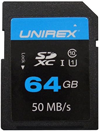 Карта памет Unirex SDHC Карти 64 GB, клас 10 (UHS-1)