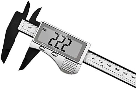 ZUQIEE на цял екран штангенциркуль 0-150 мм С двухкнопочным цифров дисплей Штангенциркуль с функция за автоматично изключване (Размер: 0-150 мм) Цифрови калибры