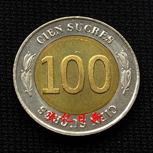 Монети El Tour 100 Сукре южна америка Биметаллическая Монета Година на производство Случаен KM101