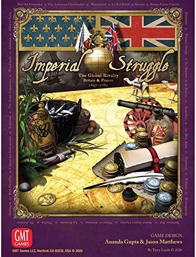 Imperial Struggle – Настолна игра от GMT Игри за 2 играчи – игри за семейство – 120-240 минути на геймплея –