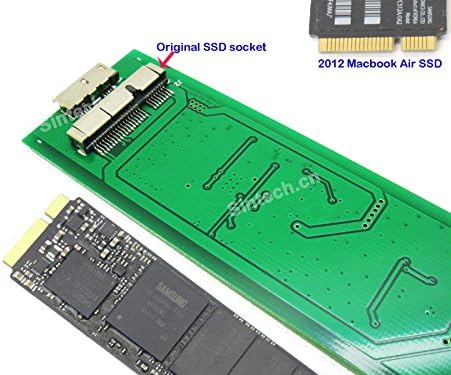 На външния корпус на Sintech USB 3.0, съвместим с един карам 7 + 17Pin MacBook AIR 2012 година на издаване (не