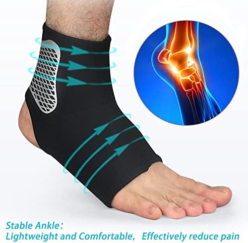 XBWEI Бандаж за поддръжка на глезена, Компрессионный презрамка, превръзка за защита на краката от разтягане,
