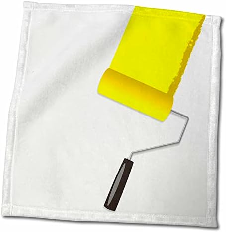 3 Нанесете седем цвята на дъгата - жълт бояджийски валяк на бяло. Въведете текста си - Кърпи (twl-273906-3)