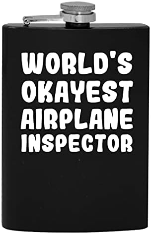 Най-сигурният в света Авиационен инспектор - Фляжка за Пиене на алкохол обем 8 грама