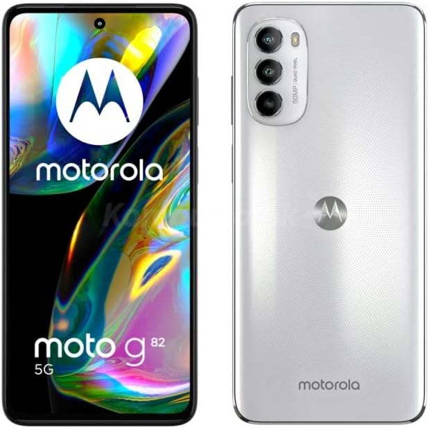 Смартфон Motorola Moto G82 с две SIM-карти, 128 GB ROM + 6 GB RAM (само GSM | без CDMA) с фабрично разблокировкой