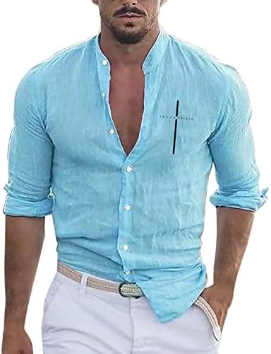 Мъжки тениски Elogoog, Ежедневни Ризи за мъже, Бельо Тениска за мъже, Ежедневни Обикновена Риза Райе с Къс ръкав
