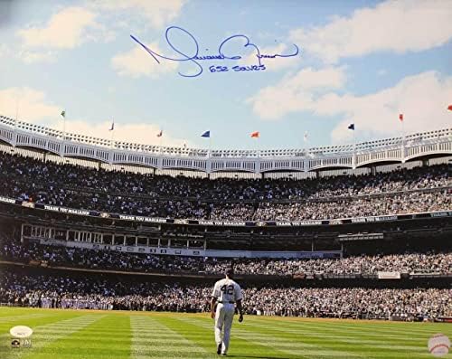 Мариано Ривера с автограф на Ню Йорк Янкис 16x20 Снимка 652 Запазва JSA 31405 - Снимки на MLB с автограф