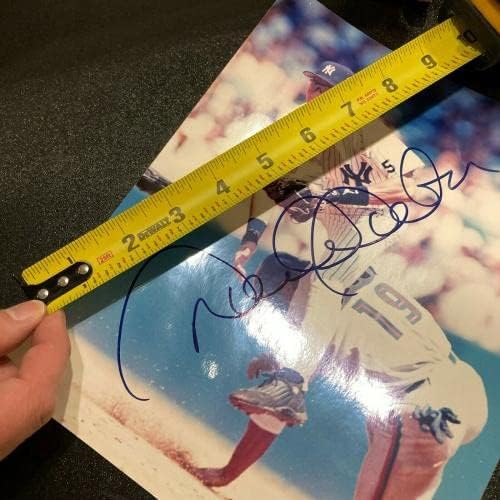 Дерек Джитър, Нов 1996 г., Подписано Снимка Огромен 8-инчов Автограф! PSA DNA COA - Снимки на MLB с автограф