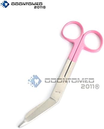 Ножици за бинтове OdontoMed2011 (Светло розово) Lister - Химикалки с цветен покритие, 5,5
