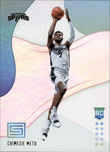 2018-19 Статут на Панини 109 Търговска картичка начинаещ Сан Антонио Спърс баскетболист в НБА Чимези Мету RK