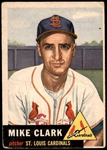 1953 Topps Baseball 193 Майк Кларк Добър (2 от 10) за версия Mickeys Cards