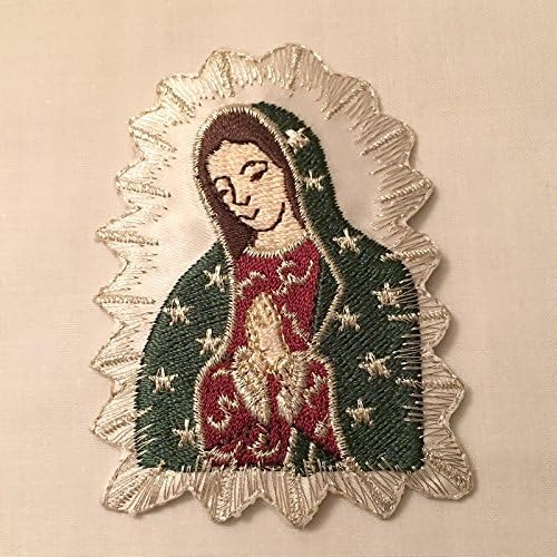CF3849 Кръщението на Дева Мария (Квадалупе) Бродирана ютия на заплатке (1,75 x 2,25, без думи)
