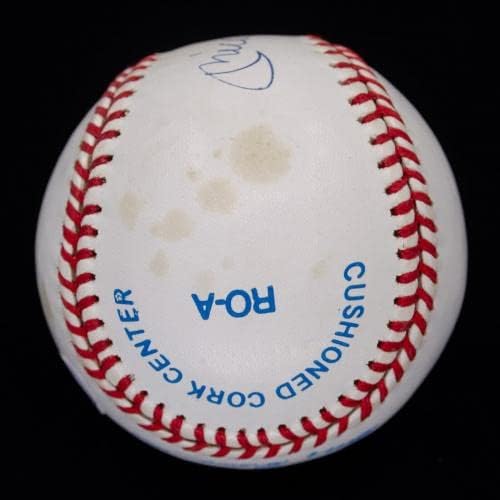 Бейзболен клуб OAL Baseball HOF с Автограф от Мики Мэнтла JSA LOA - Бейзболни Топки с Автографи