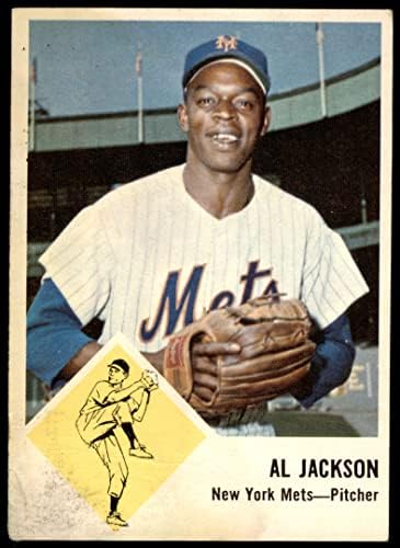 1963 Fleer 48 Ел Джаксън Ню Йорк Метс (Бейзболна картичка) ДОБРИ Метс