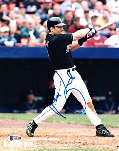 Снимка Тод Зейла с автограф на Ню Йорк Метс 8x10, Удостоверяване на Бекет - Снимки на MLB с автограф