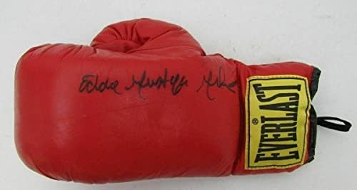 Боксови Ръкавици Евърласт с Автограф на Еди Мустафа Мохамед JSA 134512 - Боксови Ръкавици С Автограф