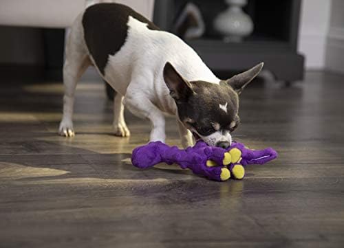 Плюшен играчка-Пищалка goDog Dinos Bruto Just for Me за кучета и Кученца, Мека и здрава, Твърда и Устойчива
