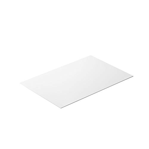 Бял лист HDPE 36 x 24 инча, Полиетилен с висока плътност с дебелина 0,25 инча