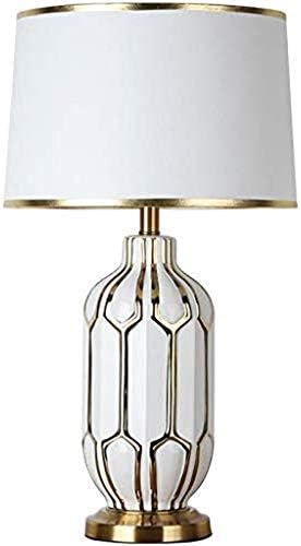 Керамична Настолна Лампа ZCHAN - Керамична Настолна Лампа За Спалнята, Просто Креативна Нощна Лампа В Скандинавски
