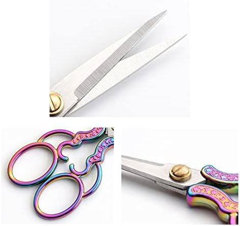Ножици за Рязане на тъкани, С Удобни Резбовани Дръжки, Ръчни Шевни Ножици За Бродерия, Инструмент за Занаяти
