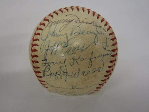 1947 ОТБОРЪТ на Сейнт Луис Кардиналс подписа бейзболен Стан Музиал 23 подпис JSA LOA - Бейзболни топки С автографи