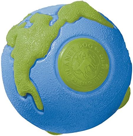 Planet Dog Orbee-Топчета Planet Топка От Туф, Син /Зелен, За да се Раздадат Лакомство, Малка играчка За Кучета