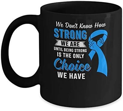 Като Силен Избор При Рак на Простатата и на Дебелото черво, Чаша Blue Awareness 11 грама Кафеена Чаша