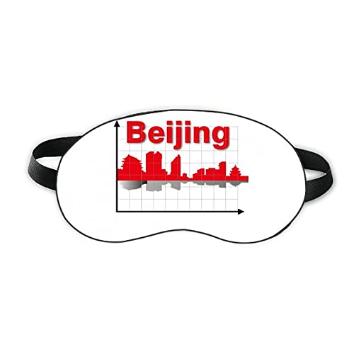 Набросайте Схема на Градския туризъм на Китай в Пекин Sleep Eye Shield Мека Нощна Превръзка на очите на Сивата