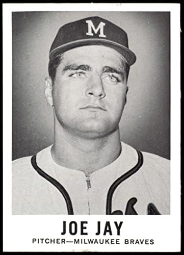 1960 Лист 23 ГСМ Джоуи Джей Милуоки Брейвз (Бейзболна картичка) (Малък портрет), БИВШ + Брейвз