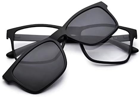 Поляризация Слънчеви очила Jcerki Бифокални Очила За четене 2.00 Здравина Лесната дограма за Tr90 с 5 Сменяеми