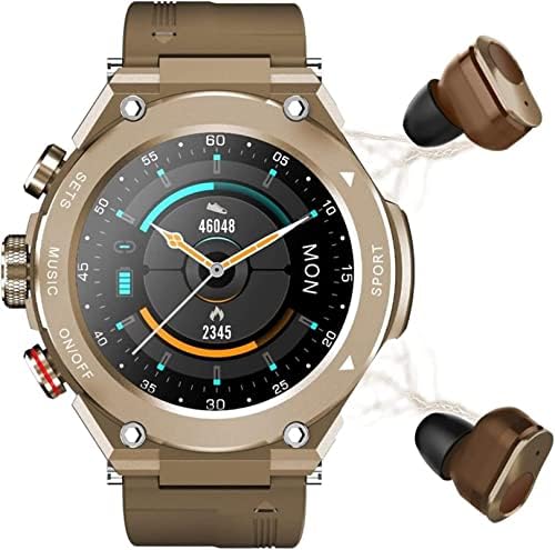 FUNNYBSG T92 Смарт часовници със Слушалки Bluetooth Слушалка Смарт Часовник с Високоговорител Тракер, Музика,
