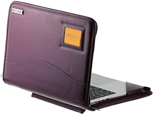Серия Broonel - Contour - Лилаво защитен калъф от тежка рамка на кожата - Съвместими лаптоп HP EliteBook 830