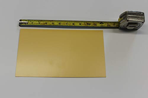Пластмасов лист от стирольного полистирол с Дебелина 0,60 инч 7 X 12 Лъскава кафява на цвят RP087
