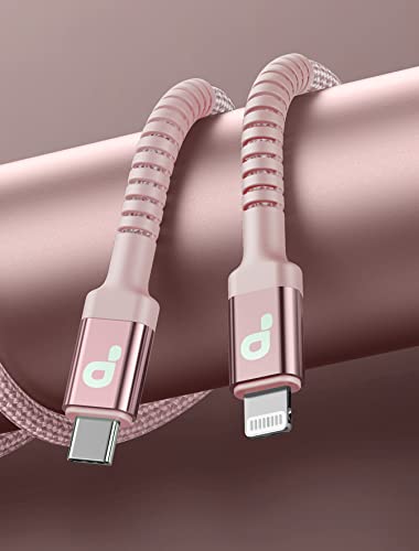 Кабел USB Type C до Гръмотевична с дължина 3 метра, 2 опаковка, Кабел за бързо зареждане зарядно устройство