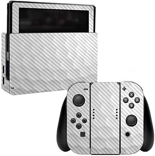 Калъф MightySkins от въглеродни влакна за Nintendo Switch - Рибка Пъзел | Защитно, Трайно Текстурированное покритие