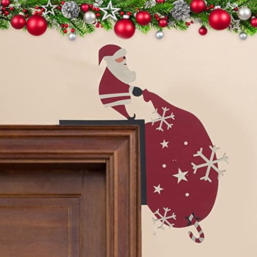 TODOZO Декорация на рамката на Вратата на дядо коледа е Коледен Празничен Висулка за Украса на Дома Камина Коледна